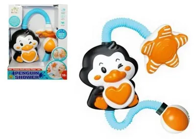 Image de Jouet de bain pingouin avec douche - Œuvre collective