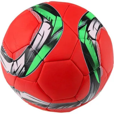 Produktbild von Lean Toys Roter Fußball 24 Cm Größe 5