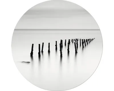 Produktbild von Glasbild Out of the Water II Ø 50 cm