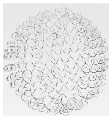 Produktbild von Aluminiumdraht Lampenschirm Ø8 cm Kugel für G4 Pendelleuchte