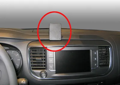 Produktbild von Brodit ProClip Fahrzeughalter 855299 - Mittelbefestigung - Peugeot Traveller 17-24, Toyota ProAce 17-24, Opel Vivaro 19-24 und weitere