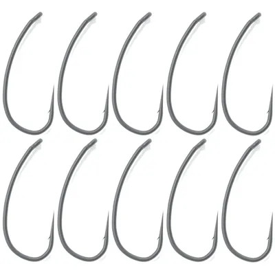 Produktbild von RidgeMonkey Ape-X Medium Curve Barbed - 10 Karpfenhaken, Größe:4