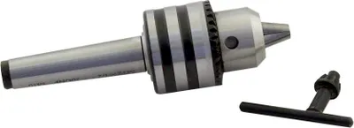 Produktbild von 1,5-13 mm Zahnkranzbohrfutter Zahnenkranzbohrfutter MK2 Kegeldorn Drehbank/Fräse