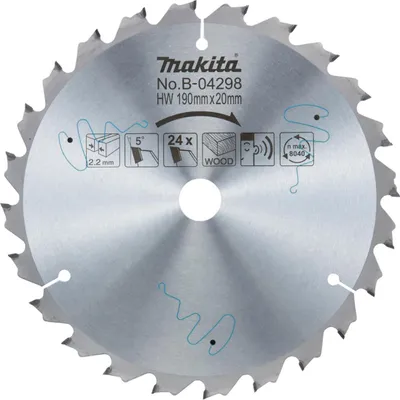 Produktbild von Makita Sägeblatt für Kappsägen 190 x 20 mm - 24 Zähne