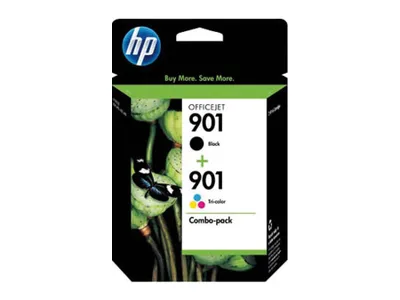 Produktbild von HP SD 519 AE Doppelpack schwarz No. 901 XL und color No. 901