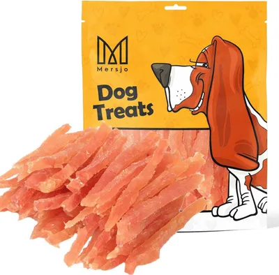 Produktbild von Hundeleckerlis - Weiche Hühnerstreifen, gesunde Nahrungsergänzung, Leckerli, natürliche weiche Leckerlis ideal für kleine und große Tiere 1000g