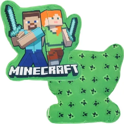 Produktbild von Minecraft Dekokissen 40 cm – Bequemes Kissen für das Kinderzimmer