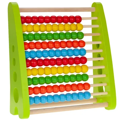 Produktbild von Holzabakus für Kinder 100 Perlen Rechenbrett mit aus Holz Abacus Abakus Rechenhilfe