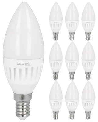 Produktbild von LED Line E14 LED-Lampe B35 5W 700lm 3000K warmweiß 10 Stück