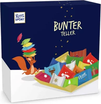 Produktbild von Ritter Sport Bunter Teller 230g