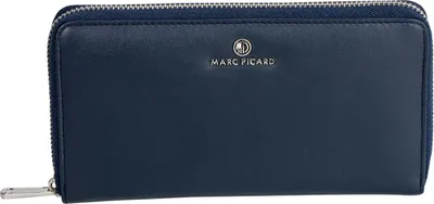 Produktbild von Marc Picard Leder Geldbörse Umbria Zip Wallet Navy dunkelblau