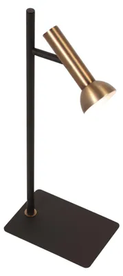 Obrázek produktu pro Mexlite - stolní lampa - Kora - bronz černá - kov - psací lampa - GU10 - 4730BR