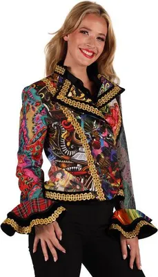 Produktbild von Damenmantel Patchwork Fiesta, Groesse:S