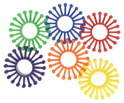 Image de Disques de construction colorés - 72pcs.