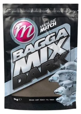 Produktbild von Mainline Baits Match Bagga Mix Dark Groundbait 1 kg