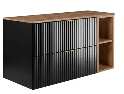 Immagine prodotto di Mobili da bagno Mobile sottolavabo Mobile da bagno Armadio da bagno Armadio moderno Nero