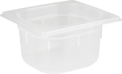 Produktbild von APS 82138 GN 1/6 Behälter, Polypropylen, 17,6 x 16,2 cm, Tiefe 100 mm, 1,5 Liter