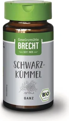 Produktbild von Gewürzmühle Brecht Schwarzkümmel ganz Glas -  - 40g
