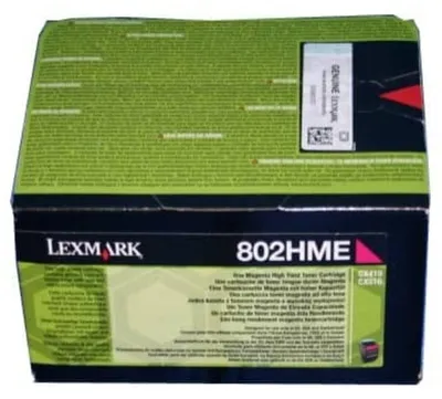Produktbild von Lexmark 80C2HME, 3000 Seiten, Magenta, 1 Stück(e)