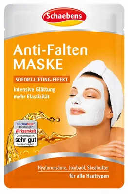 Produktbild von Schaebens Anti-Falten Maske Inhalt 2 x 5 ml, KI-generiertes Bild