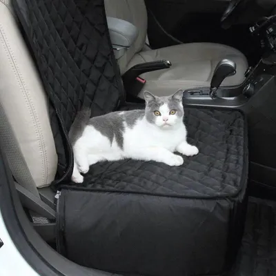 Obrázek produktu pro Jumada's – exkluzivní autosedačka pro psy – skládací autosedačka – vysoká kvalita – cestovní bouda a přepravní box – 50 x 48 cm