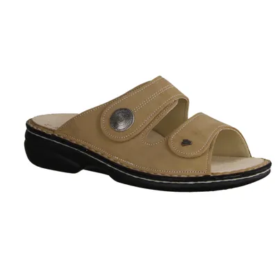 Produktbild von Finn Comfort Sansibar, Damen, Pantolette, Leder, Beige, lose Einlagen, bequem - Damenschuhe Pantolette /  Zehentrenner, Beige, leder (nubuk)