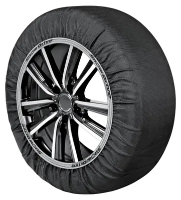Image de SnowDrive, Paire de chaînes à neige textiles pour voitures - SD54