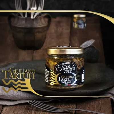 Produktbild von Trüffelsauce 20%, 80 g (Salsa Tartufata)
