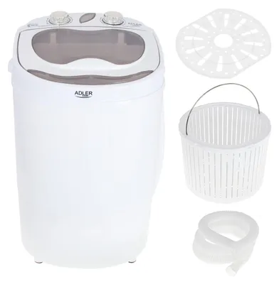 Produktbild von Adler AD 8055, Toplader, 3 kg, Cremefarben, Weiß