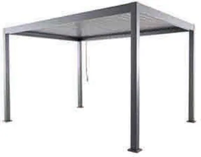 Produktbild von MWH Lino Aluminium Gartenpavillon, wetterbeständig, rostfrei und leicht aufzubauen