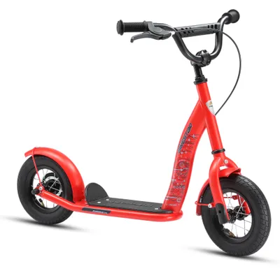 Produktbild von BIKESTAR Tretroller Kinderroller ab 4 - 5 Jahre | 10 Zoll Classic Edition | Rot