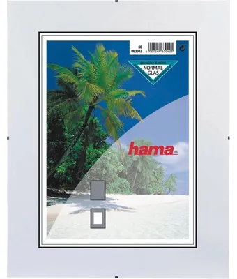 Immagine prodotto di Telaio Hama per specchio, modello a clip, vetro riflettente, 50x60 cm, senza cornice, design intramontabile
