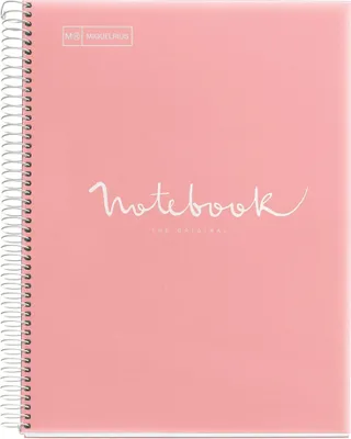Produktbild von MIQUELRIUS Collegeblock "Notebook EMOTIONS" DIN A4 koralle kariert 80 Blatt