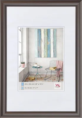 Zdjęcie produktu dla ramka na zdjęcia walther design Trendstyle brązowa 32,7 x 42,8 cm