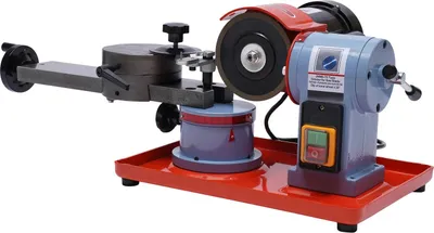 Produktbild von Elektrische Kreissägeblatt-Schärfmaschine - JNM8-70 - 250 W - 220 V - Ø80–700 mm - ±20° Winkeleinstellung - Für Hartmetall & HSS - Grau