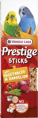 Produktbild von Versele Laga Prestige Sticks Für Kleine Sittiche Mit Gemüse & Löwenzahn 60G