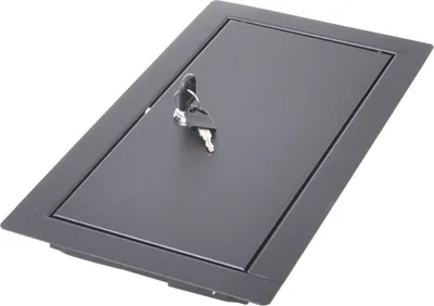 Produktbild von Aqbau® Revízne dvierka Revízne dvierka na údržbu čierne s kľúčom 25x40cm