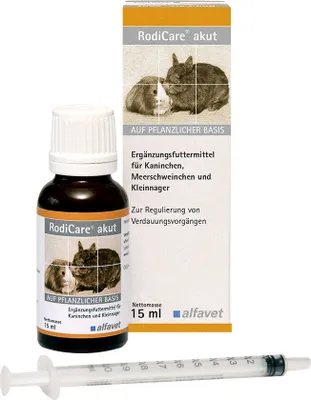 Produktbild von Alfavet RodiCare akut 15 ml | Verdauung bei Nagern mit Kräutern