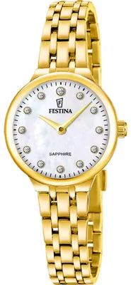 Produktbild von Festina F20745/1 Mademoiselle Uhr Damenuhr Edelstahl gold