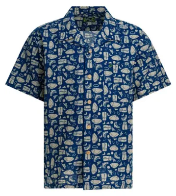 Productafbeelding van Montbell herenoverhemd, blauw - maat XL