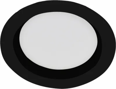 Productafbeelding van KOHL LIGHTING LACUS inbouwspot, zwart, 30W, 4000K, rond, koelwit, modelnummer K53302.BK.4K