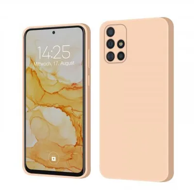 Produktbild von Liquid Silikon Hülle für Samsung Galaxy A51 - Farbe: Rosa - Modellkompatibilität: Für Samsung Galaxy A51 - Displayglas: Ohne 9H Displayglas
