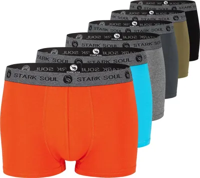 Produktbild von Stark Soul® Boxershorts 6'er Pack - Hipster Shorts – Gemischt - Gr: XXL