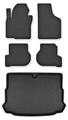 Obrázek produktu pro Vaničkové autokoberce + vana kufru pro: Volkswagen Scirocco III 2008-2017 5místná verze 5 ks