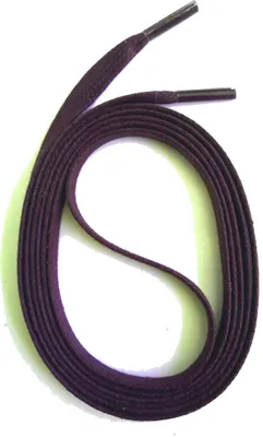 Produktbild von SNORS gewachste Schnürsenkel flach - LILA - 6-7mm - 150cm