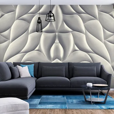 Produktbild von Vlies Fototapete Abstrakt 400x280 cm Tapeten Wandtapete XXL 3D Effekt optische Täuschung grau a-A-10076-a-c