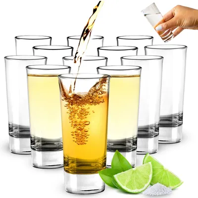 Obrázok produktu pre Opakovane použiteľné poháre na alkoholické nápoje s robustným dnom, objem 60 ml (balenie po 12)