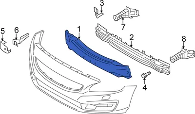 Produktbild von VOLVO S60 V60 Absorberbalken vordere Stoßfängerverstärkung 31323834