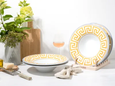Produktbild von CreaTable, 24749, Gourmet Athena, Pastateller 4-tlg, Porzellan
