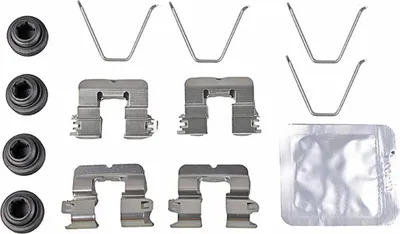 Produktbild von METZGER 109-0114 Zubehörsatz Scheibenbremsbelag Hinten für HYUNDAI i30 Schrägheck (PDE, PD, PDEN) für KIA XCeed (CD)